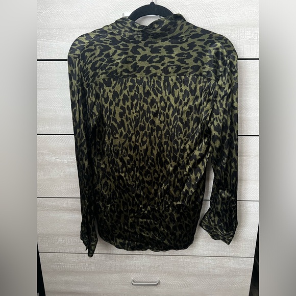 Leopard Print Button Down - Picture 5 of 7